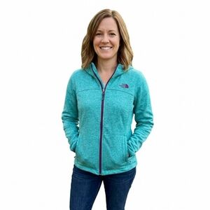 The North Face Lightweight Zip Jacket – Size S | Teal & Purple | Outdoor Layer